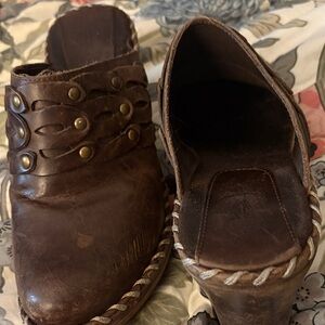 Frye Brown Clogs.    Size 7